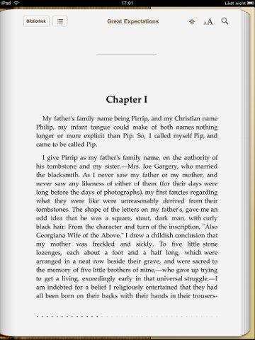 iBooks im Hochformat